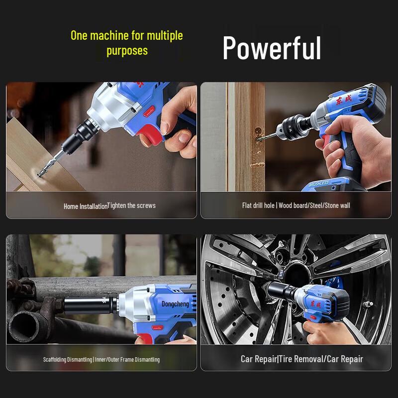 Dongcheng DCPB298 20V Brushless Cordless Impact Wrench CN plug (adapter included)