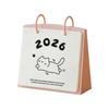 Plastic 2026 Desktop Calendar Cat Pattern Table Planner Standing Flip Calendar  School