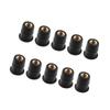 ACROPIX M5 Wellnut Fairing Fasteners Motorcycle Windshield Screws Windscreen Nuts - 10 Pack