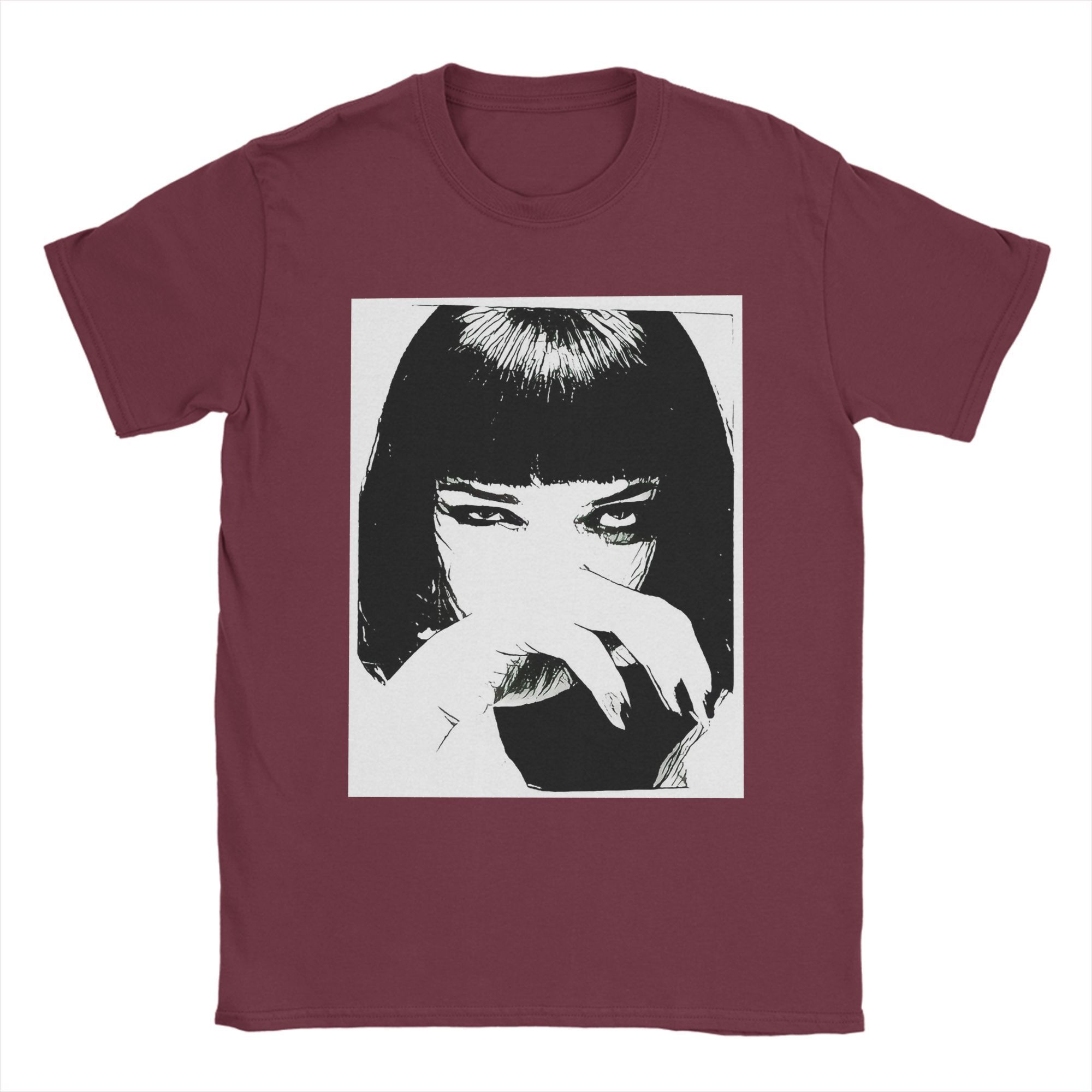 

Чоловіча футболка Pulp Fiction I Said Goddamn 100% Бавовна Одяг Смішна З коротким рукавом Круглий комір Класична футболка M