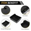 REPAIROCK Center Console Organizer Tray Armrest Storage Box Insert Tray Plastic Black for Ford Maverick 2022 2023 2024
