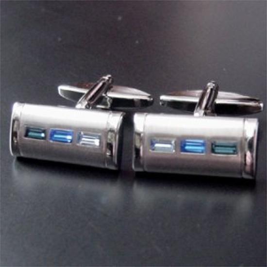 Kamakura Cufflinks Workshop Blue Gradient Cufflinks Ed074 (Cufflinks)