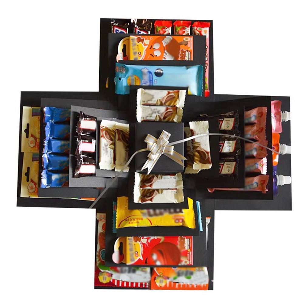 5-Layer DIY Creative Explosion Gift Box, Create Various Gifts By Yourself Mysterious Self-made Gift for Birthday, Christmas