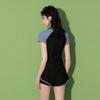 Costume da bagno da donna 2025 snellente con controllo pancia e spacco - Costume da bagno conservativo a gamba piatta per piscina e sorgente termale