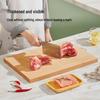 Thickened Bamboo Cutting Board - Anti-mildew, Antibacterial, Durable Kitchen & Fruit Chopping Board