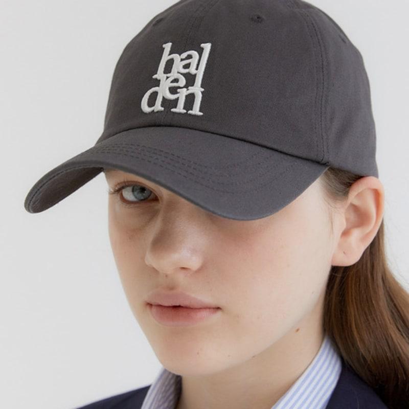 halden signature logo ball cap (C002_charcoal)