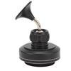 Magnetic Wireless Car Charger Automatic Induction 360 Degrees  Rotation 90mAh Black USB Universal Car Magnetic Phone
