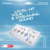 Roland Bridge Cast Gaming DAC Amp Audio Interface Streaming Mixer Ice White