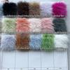 25cm Faux Fox Fur Tail Pendant Keychain for Bags & Accessories