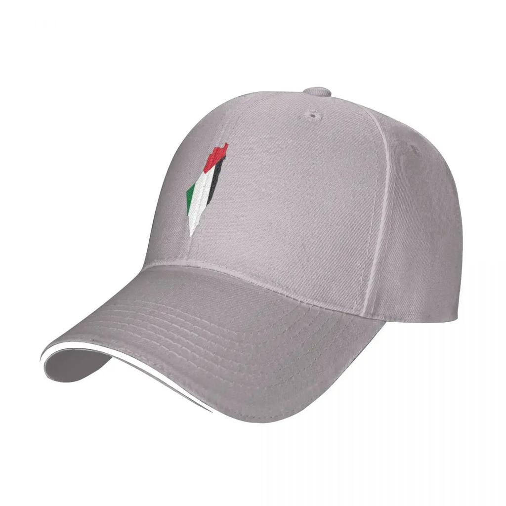 Map Baseball Cap Flag of Palestine Casual Trucker Hat Summer Unisex Women Outdoor Sports Sun-Proof Design Baseball Caps