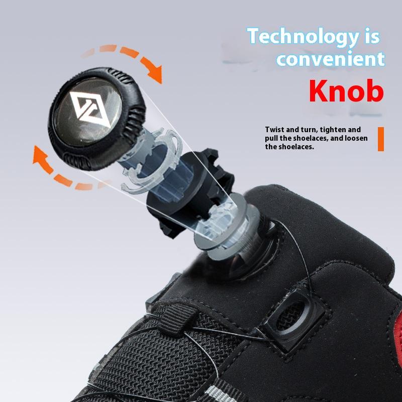 Light Breathable Sneaker Safety Shoes With Steel Toe Cap Anti-Piercing, Shock Absorbing Anti-Smash Design, Work Shoes For Men