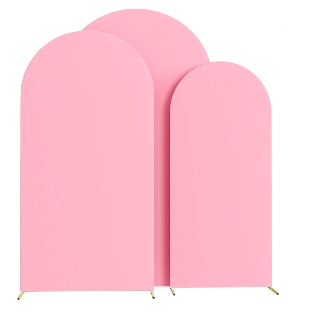 1 Stück Bogenständerbezug Hochzeitsblumendekoration Türdekoration Polyester Elastisches Set Hintergrundbezug Requisite Für Bankett (Ohne Regal)