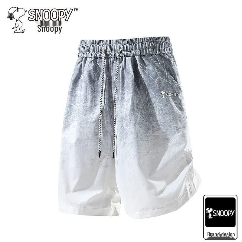 SNOOPY Men's Summer Ice-Feel Quick-Dry Athletic Shorts