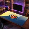 Villarreal FC Theme Pattern Mouse Pad, Soccer Logo Design XXL Gaming Desk Mat Non-Slip Computer Mouse Pad