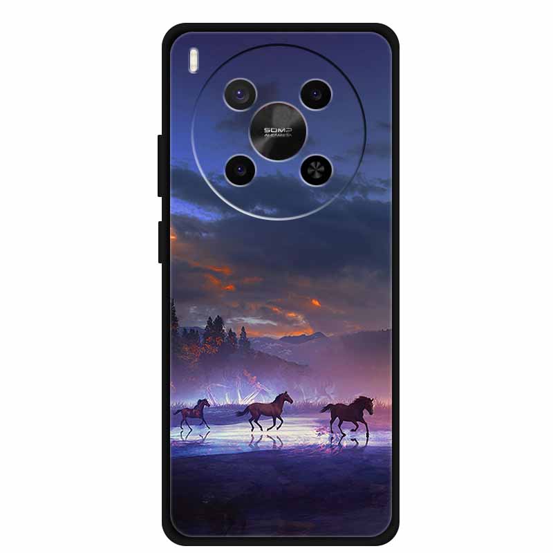 Per ZTE Blade V70 Max Custodia Funda Nero Silicone Antiurto Morbido TPU Cover Posteriore Custodia Per Nubia V70 Max Custodia Telefono V 70 Max Coque
