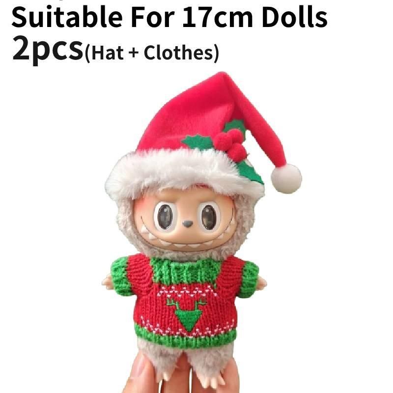 

Tree Deer Christmas Plush Pendant Clothes Clothing Ornament Gift Doll No Deer