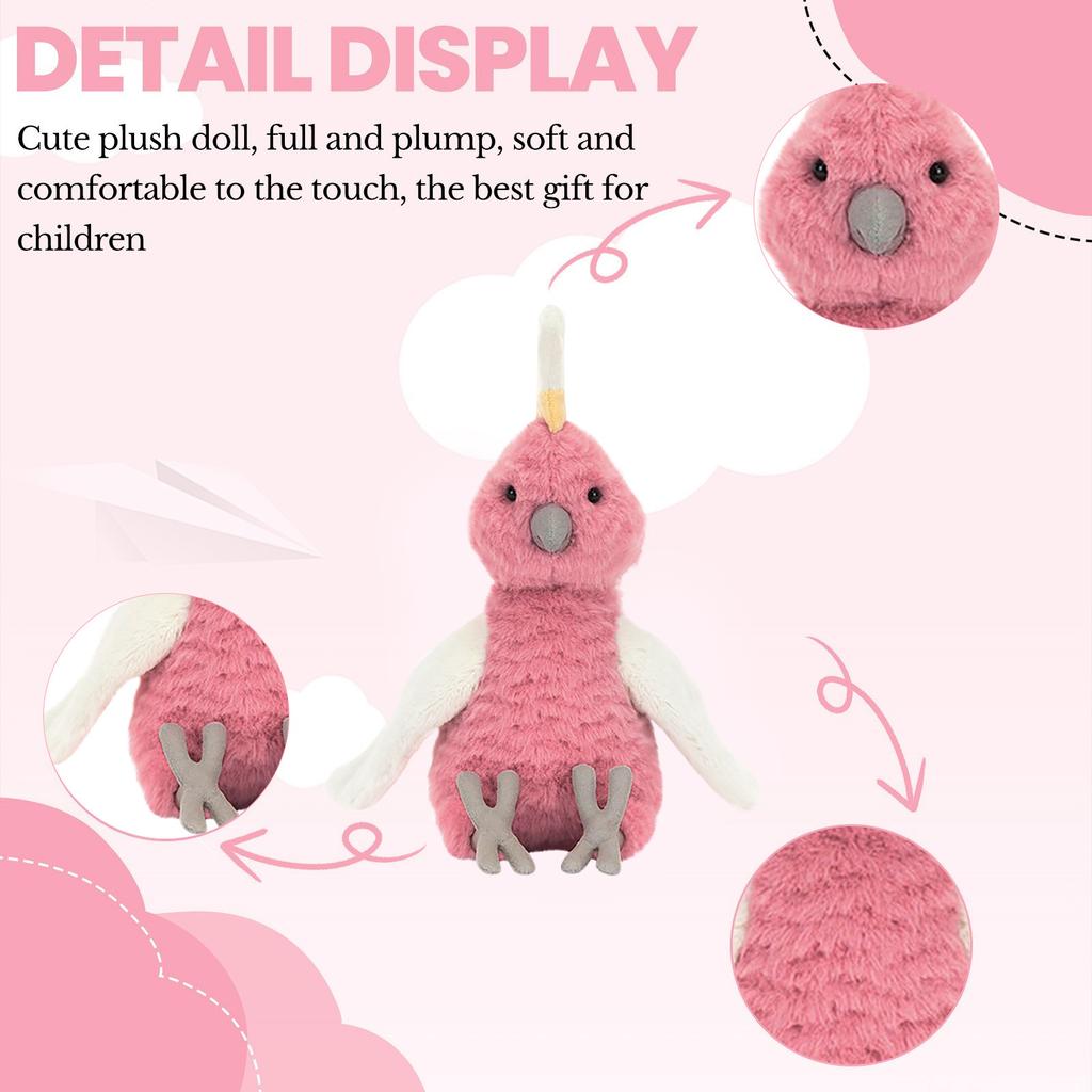 Plysjdukke, leketøysgave, tegneserie, filledukke for barn, gavepute for barn(Merket)