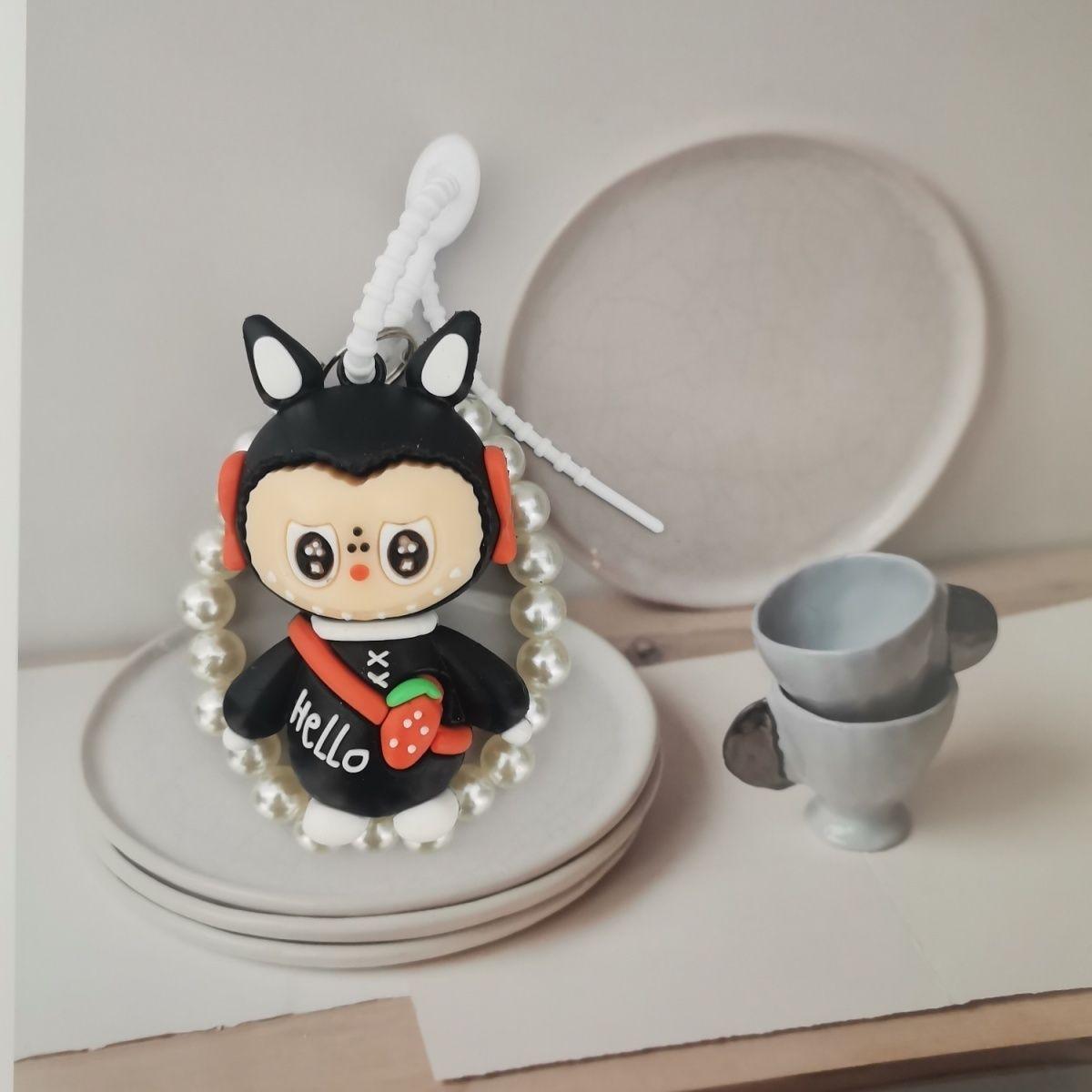 

rabbu plush toy cute cartoon bouquet ugly baby doll doll girl gift props чорний