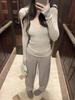 April Issue: Women's Slim-Fit V-Neck Long-Sleeve Knitted Top