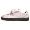 Adidas Vl Court Classic Cherry Blossom Ballet Abrasion Resistant Low top German Army Trainers Women's Pink Blue JS3003(team1074-)