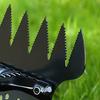 Long Handle Weeding Rake Manual Weed Puller 2-in-1 Garden Tool Heavy Duty Hoe 6-Tine Hand Rake for Lawn Patio Yard Weed Removal