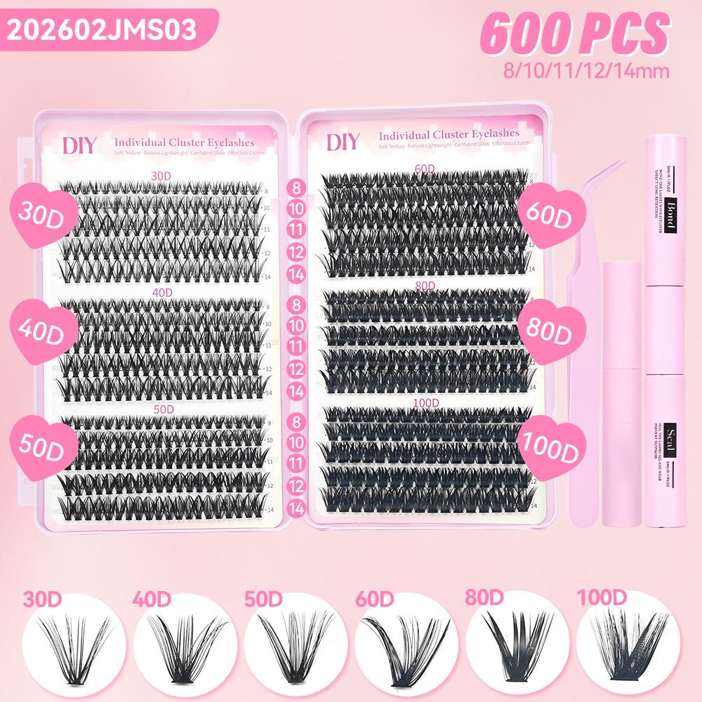False Eyelashes False Eyelashes 30D40D False Eyelashes 240 Tufts False Eyelashes Book
