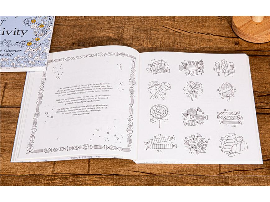 30 Days of Creativity: English Adult Coloring Book for Stress Relief