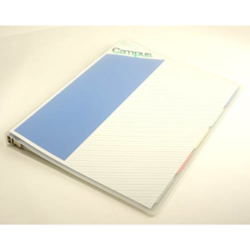 KOKUYO Loose Leaf Binder Campus A4 30 Holes Up to 100 Sheets Blue Ru-152B