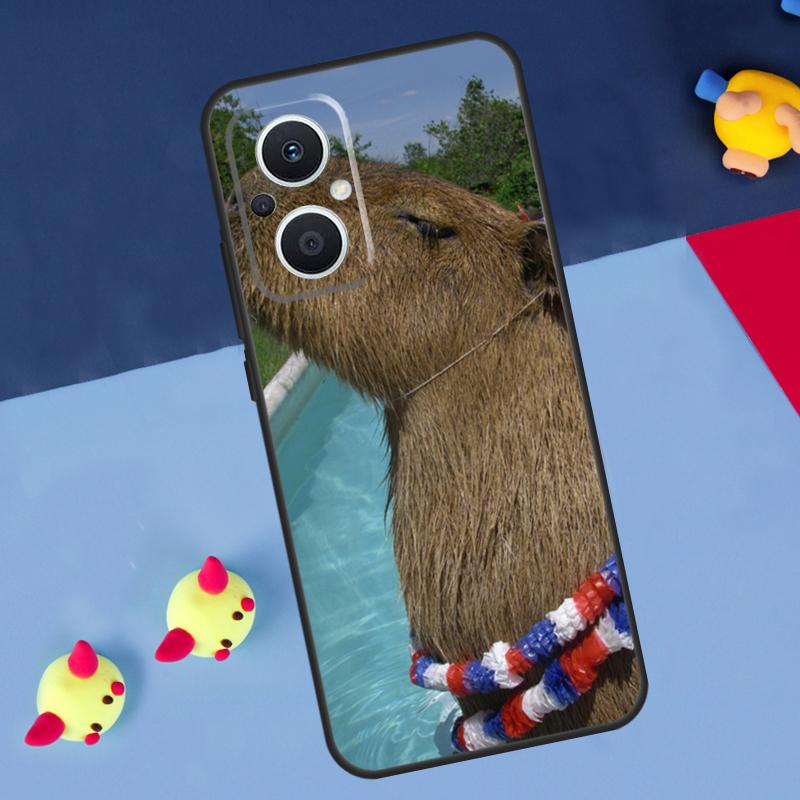

Capybara Animal For OPPO Reno 12F 13F 14F 11F 10 11 12 13 14 Pro 8T 7 8 Lite OPPO Find X9 X8 X6 X5 Pro Case OPPO Reno14 Pro