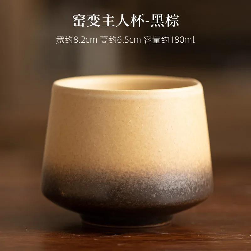 Креативная Мода Ручная Роспись Ручка Латте Ретро Керамическая Кофейная Чашка 110ml