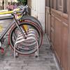 Bike Stand Parking Rack Floor Or Wall Mount Bicycle Cycle Storage Locking Stand 4 Racks Silver