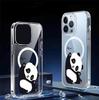 Hello Panda iPhone 14-17 Pro Max Magnetic Transparent Case