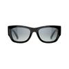 Chanel Temple Logo Rectangular Sunglasses Unisex Couple Style Black
