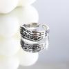 New Personality Aggressive Creative Skull 925 Sterling Silver 6 Skull Ghost Exquisite Popular Opening Rings TYB251