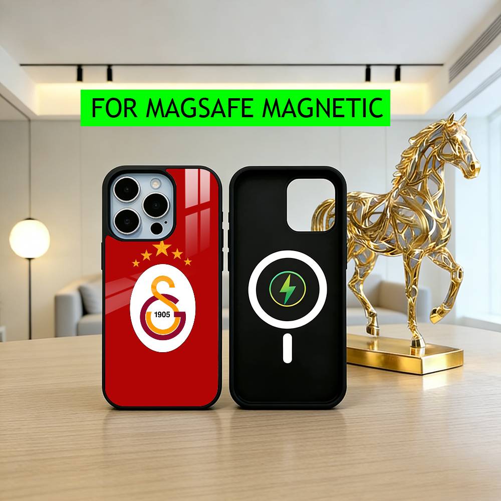 Pattern G-Galatasaray SK-es Phone Case For iPhone17,16,15,14,13,12,11 Plus,Pro Magnetic with Magsafe Wireless Charging