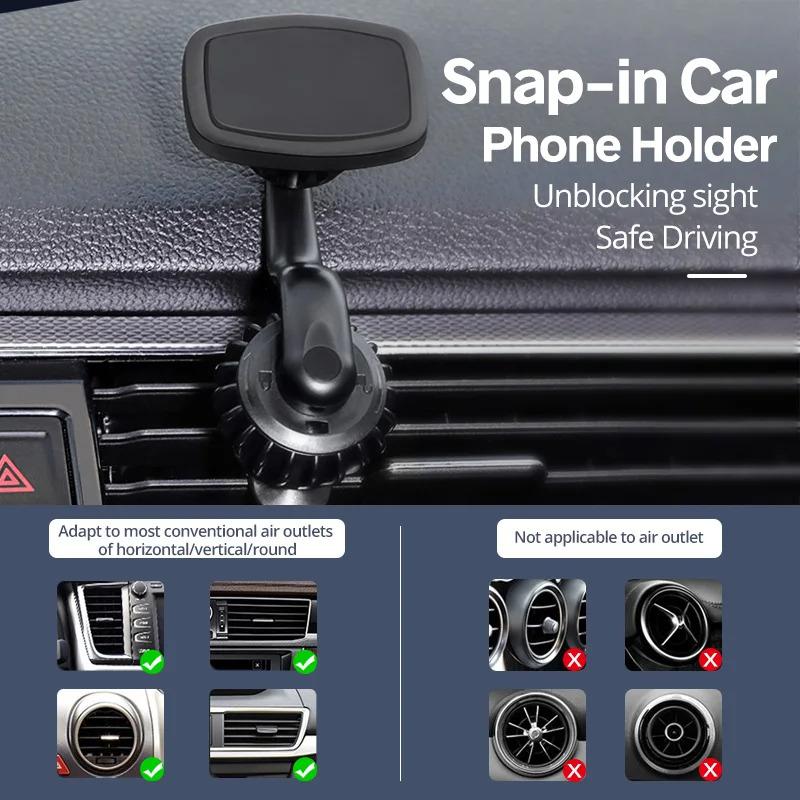 Car Bracket Phone Holder 360 Degree Rotating Magnetic