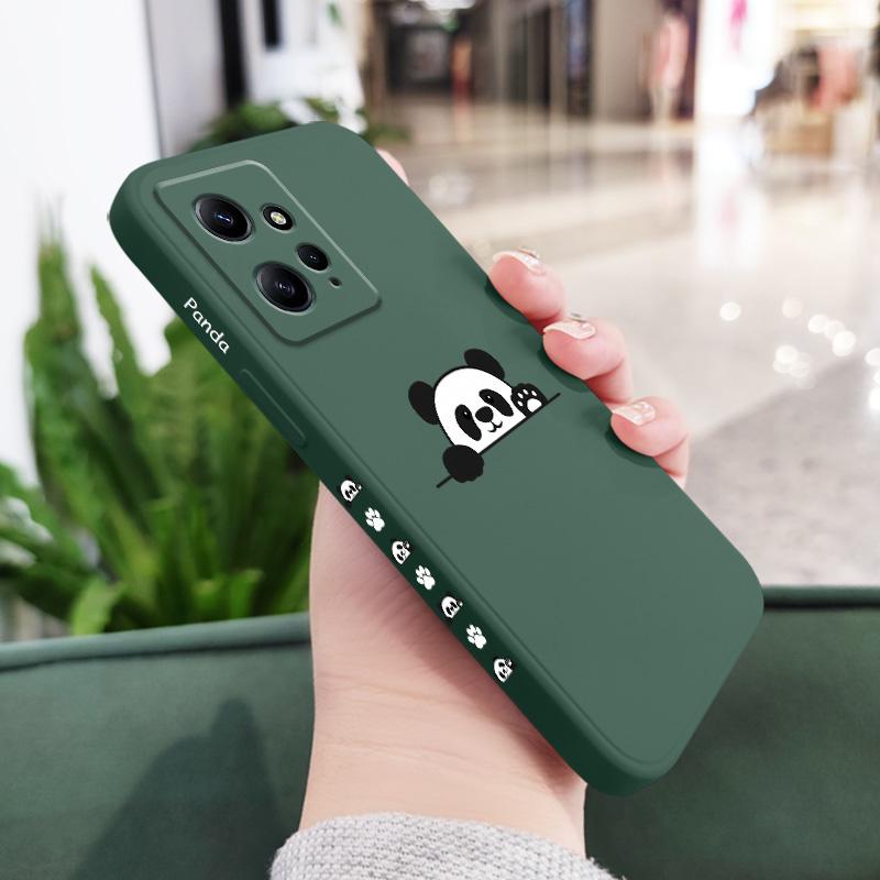 Panda Cute Label Phone Case For Xiaomi Redmi Note 15 Pro Plus 4G 5G Silicone Cover Redmi Note 15ProPlus