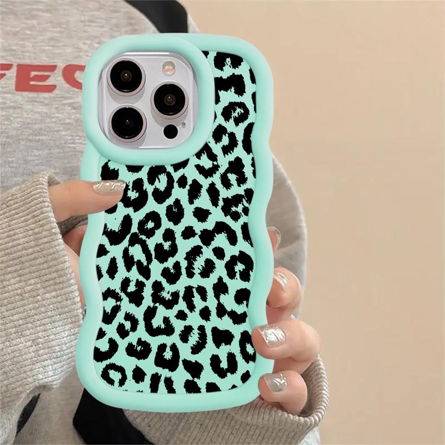 Leopard Print Art Soft Phone Cover Case for iPhone 17 Air 14 XR 11 8 12 15 Plus 16 Pro Max 13