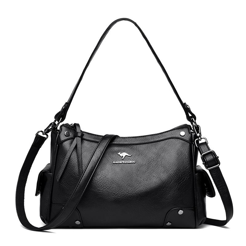 

Модная роскошная дизайнерская женская сумка через плечо из высококачественной искусственной кожи, женские брендовые сумки-мессенджеры, новый однотонный женский кошелек