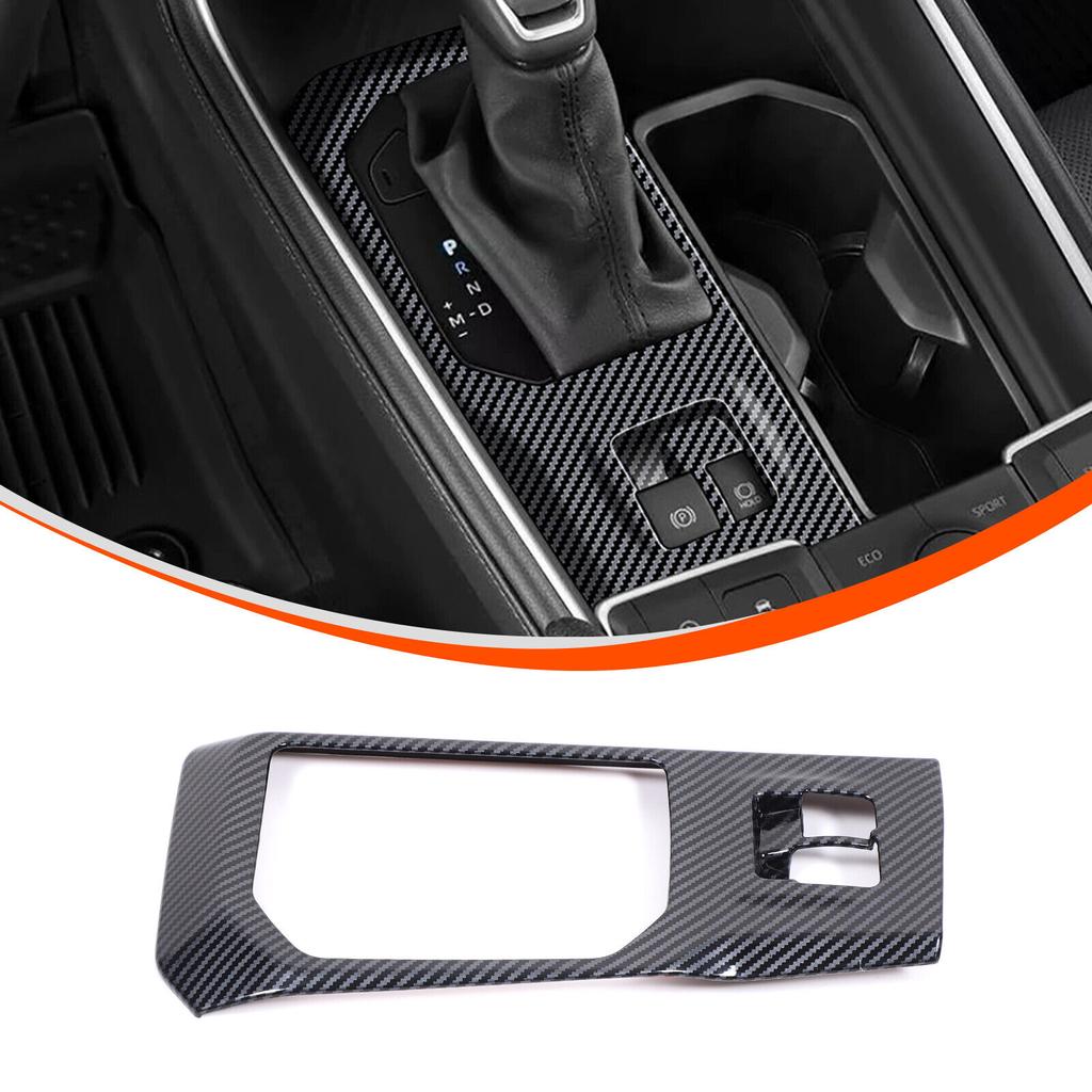 ABS Carbon Fiber Center Gear Shift Panel Trim For Toyota Grand Highlander 2024+