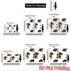 2D flat printing 2pcs Curtain Cute Dachshund Puppy Digital Printed Polyester Drapes Festive Curtains for Booths Studio
