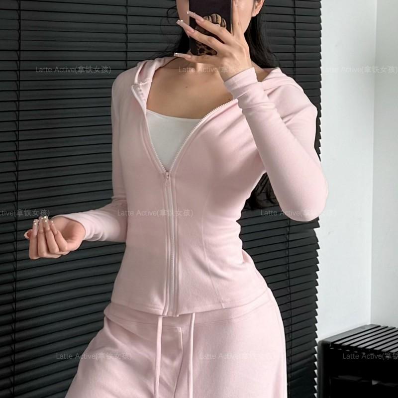High-Waisted Drawstring Wide Leg Pants Women Soft Cotton Blend Warm Loose Fit Yoga Joggers Winter