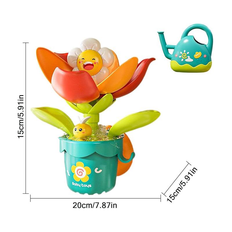 

Magical Kids Water Play Flower Pot Toy Watering And Flowering With Sucting Cup Bathtub And Outdoor Funny Summer Bathroom Game
