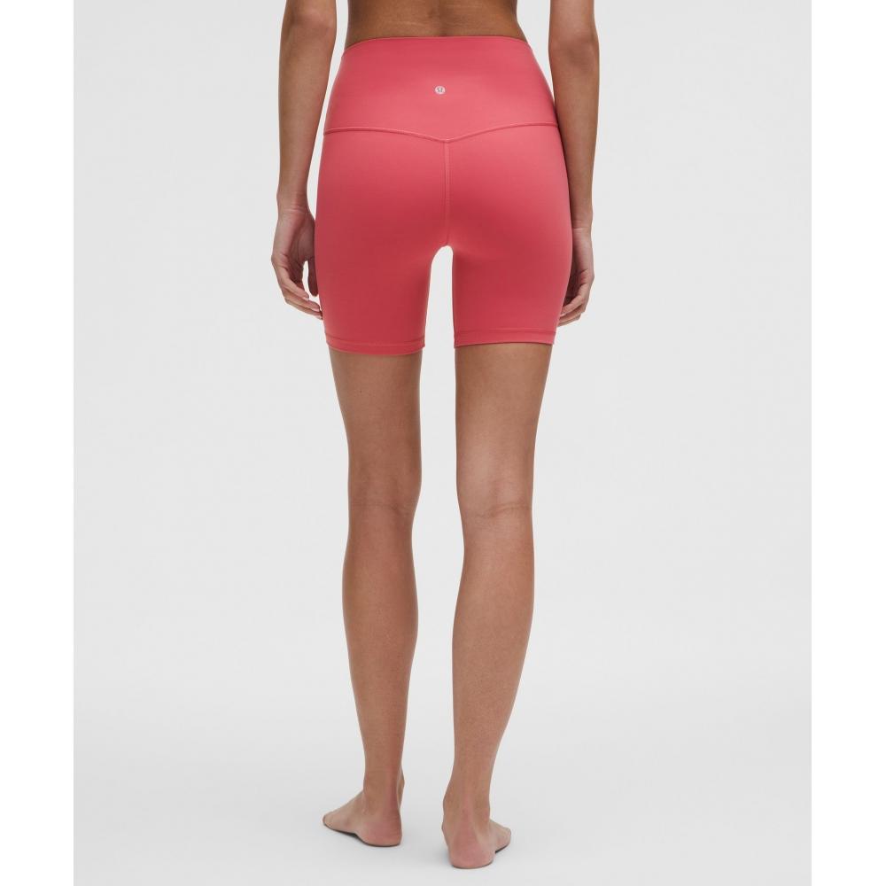 Lululemon Align  High Rise Short 6  Desert Red