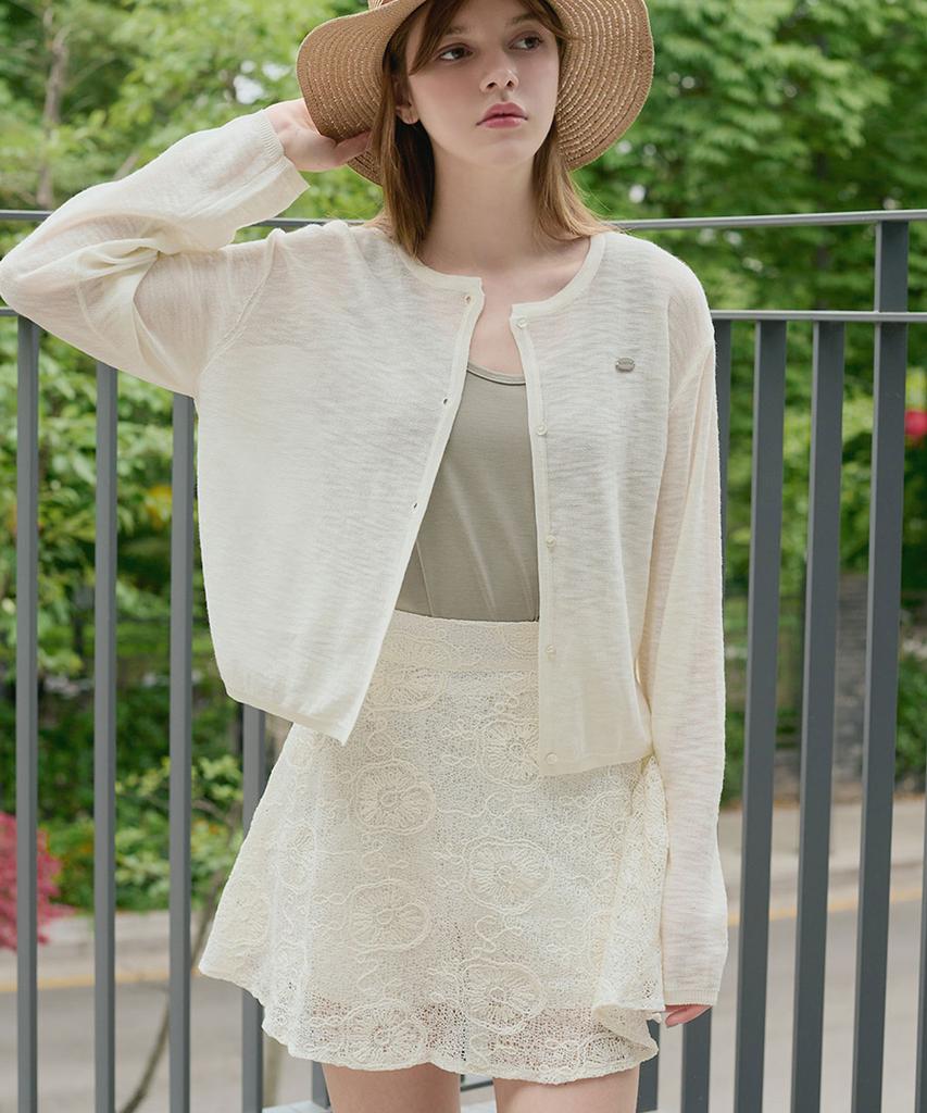 Lucida Veil Rose Lace Skirt_2 Colors