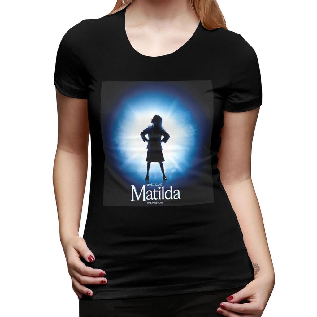 Roald Dahl Matilda The Musical TShirt for Women ONeck Streetwear T Shirts Womens Short Sleeve Summer Clothes Tops