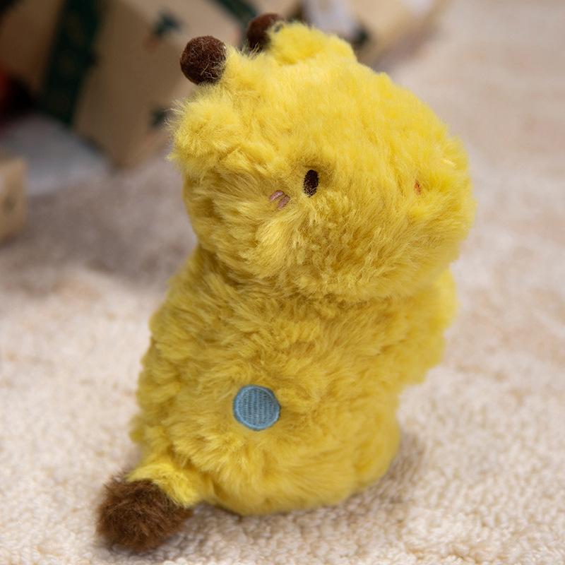 

Animal unicorn deer snapping circle plush toy doll Kapibara bracelet children s doll 25*18cm（0.1kg）