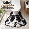 Tapete de Chão Antiderrapante Realista de Animal para Vaso Sanitário 40×50CM 50×60CM Tapete de Chão para Vaso Sanitário Decoração de Banheiro
