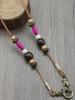 Detachable Hand-beaded Phone Lanyard Retro Neck Slant Phone Accessories