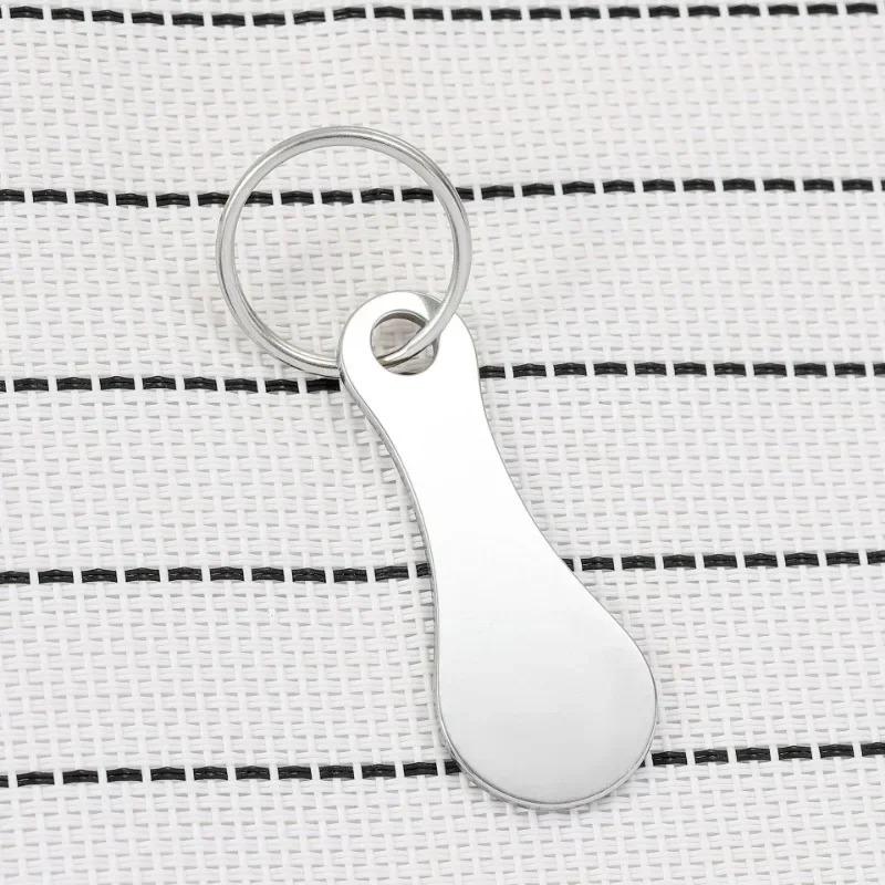 Metal Shopping Cart Tokens Trolley Token Key Ring Decorative Keychain Multipurpose Shopping Portable For Home Outdoor